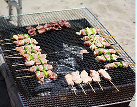 クルージングとバーベキュー